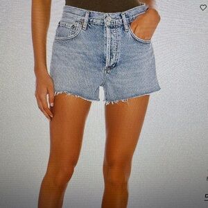 Agolde Parker Jean short blue